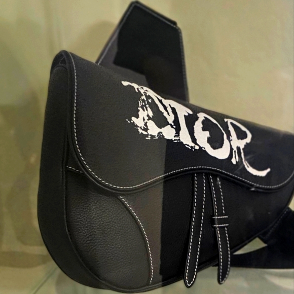 Dior collab peter doig saddle bag PRISTINE EUC!